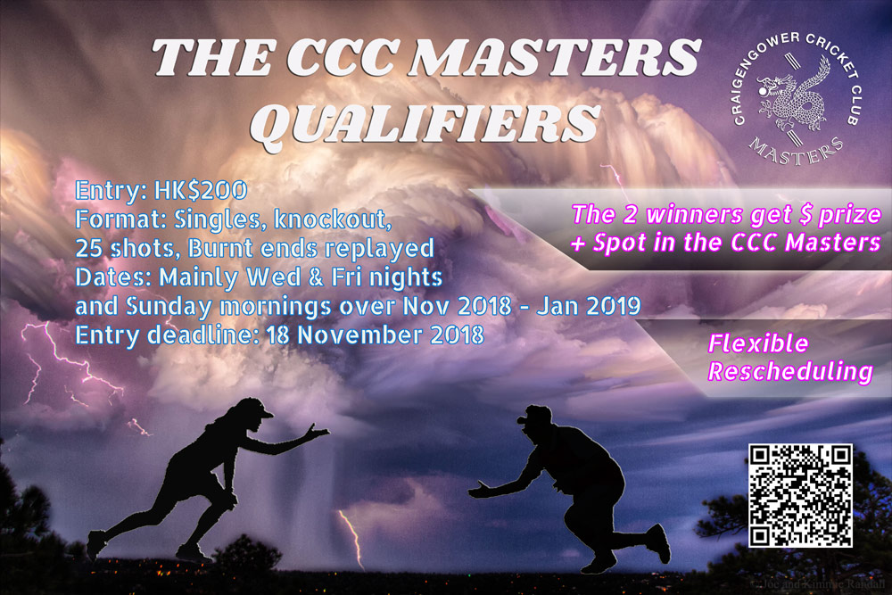 The CCC Masters 2019 Qualifiers (Issued 12/10/18)